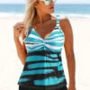Criss Cross Back Printed Tankini Set -AquaLina Store 271147 P 1618278478603