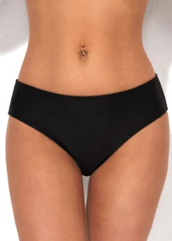 Low Waist Black Bikini Bottom For Women -AquaLina Store 288528 P 16371429449104
