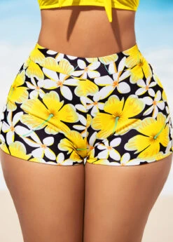 Bowknot Yellow Tie Back Bikini Set 11 Bowknot Yellow Tie Back Bikini Set -AquaLina Store 318713 P 16697193737980