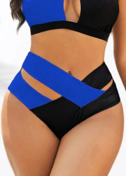 Criss Cross Contrast Blue Bikini Set 11 Criss Cross Contrast Blue Bikini Set -AquaLina Store 319116 P 16697196921860