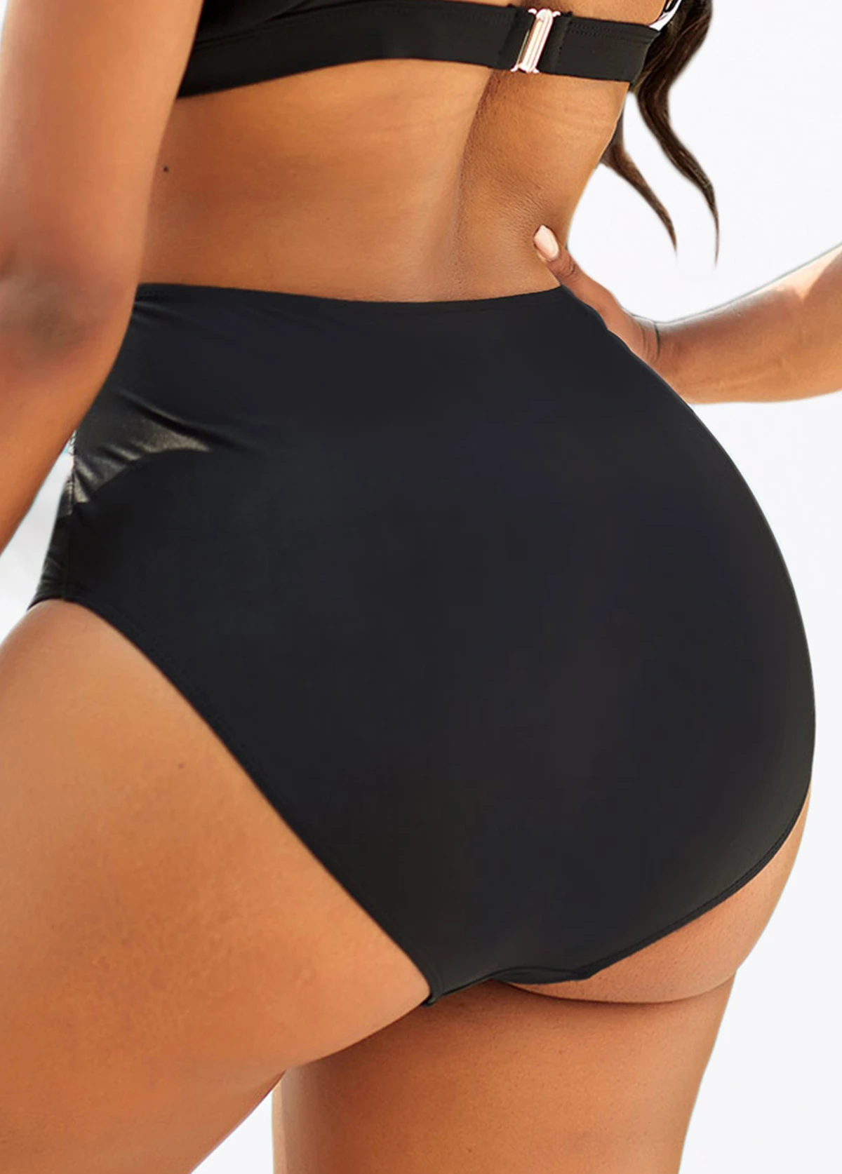 Criss Cross Contrast Blue Bikini Set 7 Criss Cross Contrast Blue Bikini Set - Image 5