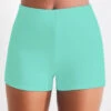 Mid Waisted Mint Green Swim Shorts -AquaLina Store 319908 P 16833431061980