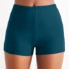 Mid Waisted Peacock Blue Swimwear Shorts -AquaLina Store 319909 P 16753186955110