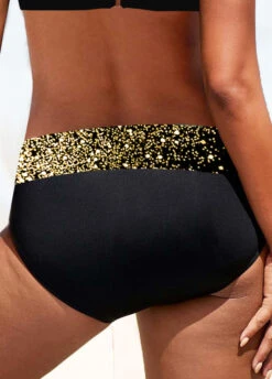 Criss Cross Gold Shinning Bikini Set -AquaLina Store 324828 P 1674030762810